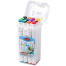 Art Markers Pen Dual Tip Colouring Pens Highlighter Pen Set with Case for Kids Adults Anime Drawing, Sketching, Painting 12 Colours image