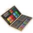 Art Painting Set Wooden Box 180 Pcs - Free Handmade Drawing Pad A4 Size 20 Pages image