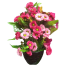 Artificial Flower Arrangement in a Decorative Tub Or Vase. image