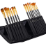 Artist Paint Brush Set of 15 pcs, for Gouache, Acrylic, Oil, Watercolour image