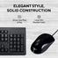 Asus U2000 Wired Keyboard Mouse Combo - Black image