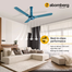 Atomberg Studio Plus 48 Inch 35W BLDC Ceiling Fan (Aegean Blue) image
