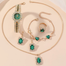 Attractive Watch, Bracelet, Earrings And Chain Combo Set For Girls image