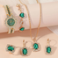Attractive Watch, Bracelet, Earrings And Chain Combo Set For Girls image