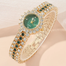 Attractive Watch, Bracelet, Earrings And Chain Combo Set For Girls image
