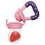 BABY FRUIT PACIFIER Fresh Food Feeder Teething Toy Teether Chosni Teat Pacifier Feeder Bottles for New born (im_pacifier_m_pink) Pink image