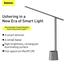 Baseus Smart Eye Series Rechargeable Folding Reading Desk Lamp (Smart Light) DGZG-0G- Dark Grey image