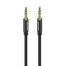 BAWBJ Cotton Braided 3.5mm Male to Male Audio Cable 5M Black Aluminum Alloy Type image