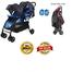 BBH Twin Baby Stroller Premium Prams- Blue image