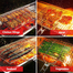 BBQ Stainless Steel Grill Maker Net - Silver image