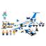 BLOCKS 652Pcs GUDI 8912 Fit City Aircraft Terminal Car Set Mini Figures Educational BuilDING image