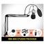 Powerpak BM 800 Condenser Microphone Set: XLR to 3.5mm Cable, Pop Filter, Foam Cover, Shock Mount, Stand, Clip image