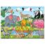 BOOKFORD 4 in 1 Animals Adventures Jigsaw Puzzle Game and Fun and Learning (96 Pcs) image