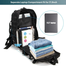 BO Premium Multifunction Large Capacity Travel Backpack For Bikers - Black image
