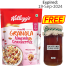 BUY 1 Kelloggs Crunchy Granola Almonds and Cranberries - 460 gm GET 1 Mustard Honey 250gm FREE!! image