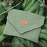 Baah Green Mint Jute Purse (W 10 x H 9) image