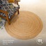 Baah Handmade Natural Jute Rug 4 Inch Round image