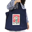 Baah's 36th July In Deep Blue 100 Percent Recycled Cotton Canvas Bag image