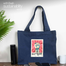 Baah's 36th July In Deep Blue 100 Percent Recycled Cotton Canvas Bag image