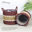 Baah’s Deep in Brown Hogla Basket (for garden or laundry) Combo image