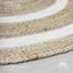 Baah’s Field’s Of Gold 04 Braided Jute Rug 2.8′ Dia image