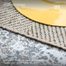 Baah's Gold Stripes Jute Placemat and Runner image