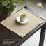 Baah’s Mediterranean Gold Jute Placemat 02 (set of six) image