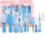 Baby Care Products Newborn Nail Set Nail Clipper Scissors Comb Hair Brushes Kit Kids Nail Clippers Kit 10 Pcs Set image