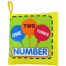 Baby Cloth Book[Digit 1356] Early Education Enlightenment Sound Paper BB Whistle Tear-Resistant Three-Dimensional Cloth Book -1pcs image