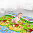 Baby Crawling Play Mat Climb Pad Double-Side Fruit Letters And Happy Farm Baby Toys Playmat Kids Carpet Baby Game image