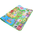 Baby Crawling Play Mat Climb Pad Double-Side Fruit Letters And Happy Farm Baby Toys Playmat Kids Carpet Baby Game image