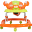 Baby Duck Model Walker, Toddler Walking Assistant with push handle bar (Foot Rest or Umbrella any One) image