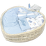 Baby Face Be Happy Newborn Baby Gift Set (9pcs) - Blue Color image