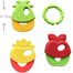 Baby Fruit Silicone Head Teether Fitness Educational Toy CN -1pcs image