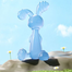 Baby Full Silicone Teether Hand Rattle Fitness Soft Rabbit Educational Toy CN -1pcs image