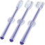 Baby Hand brush Children's Silica Gel Dimensional Body Milk for Training Toothbrush Set, Safe Silicone Brush Soft-bristled Teether - 3 Pcs Set image
