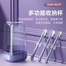 Baby Hand brush Children's Silica Gel Dimensional Body Milk for Training Toothbrush Set, Safe Silicone Brush Soft-bristled Teether - 3 Pcs Set image