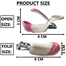 Baby Nail Scissors Manicure Baby Magnifier Nail Clippers Cutter Care Toddler image