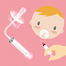 Baby Pacifier Medicine Feeder Baby Needle Type Propelling Medicine Feeder suit Newborn Medicine Feeding Water -1set image