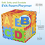 Baby Play Mats 26 Pcs Eva Carpet English Letter (5 Feet X 5 Feet) image