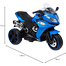 Baby Ride On Bike Kids GS Rechargeable - Blue image