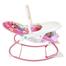 Baby Rocker Portable Rocking Chair 2 In 1 Musical Infant To Toddler Rocker Dining Chair image