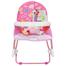 Baby Rocker Portable Rocking Chair 2 in 1 Musical Infant to Toddler Rocker Dining Chair - 8169 (Pink) image