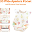 Baby Smile Disposable Bibs Baby Bib Waterproof With Food Catcher Pocket Suitable 10 Pcs image
