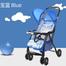 Baby Stroller 722 Pram- Blue image