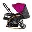 Baby Stroller C3 Pram for Your Baby with Rocking Mood and Adjustable Handle Bar Best Premium Quality Prams Trolly- Magenta image