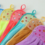 Baby Towel Print Coral Fleece Microfiber Hanging Hand Towel Cute Kids Washcoloths 1Pcs Multicolor image