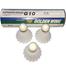 Badminton Shuttle Cock Nylon Superior Grade G10 6pcs White image