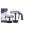 Bajaj Majesty Trio Plus 600-Watt Mixer Grinders with 3 Jars (White and Lavender) image