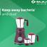 Bajaj Mixer Grinder with Anti-Bacterial Coating and Nutri-Pro Feature - 3 Jars - Crimson Red - 800W - Ivora 800W image
